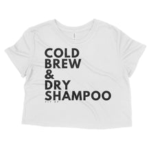 Load image into Gallery viewer, Cold Brew &amp; Dry Shampoo Crop Top