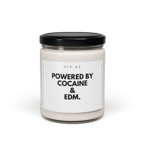 Cocaine & EDM Glass Candle