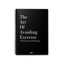 Load image into Gallery viewer, The Art of Avoiding Exercise Notebook