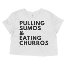 Load image into Gallery viewer, Sumos &amp; Churros Crop Top