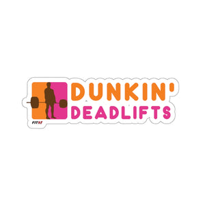 Dunkin' Deadlifts Sticker