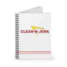 Load image into Gallery viewer, Clean-N-Jerk Spiral Notebook
