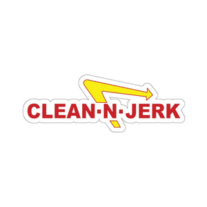 Clean-N-Jerk Sticker