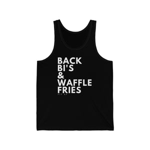 Back Bi's & Waffle Fries Men's Tank