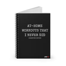 Load image into Gallery viewer, At-Home Workouts Spiral Notebook