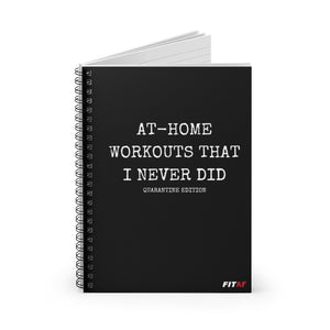 At-Home Workouts Spiral Notebook