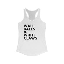 Load image into Gallery viewer, Wall Balls &amp; White Claws Racerback Tank