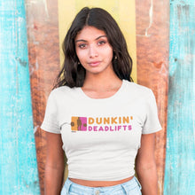 Load image into Gallery viewer, Dunkin&#39; Deadlifts Women&#39;s Crop Top