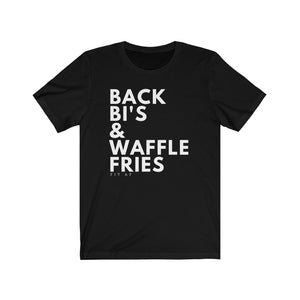 Back Bi's & Waffle Fries Men's Tee