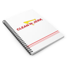 Load image into Gallery viewer, Clean-N-Jerk Spiral Notebook