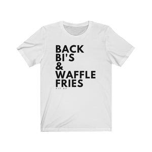 Back Bi's & Waffle Fries Men's Tee