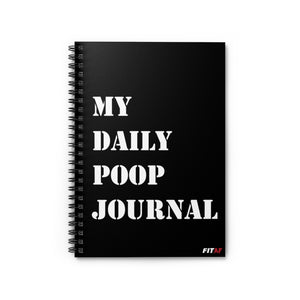 My Daily Poop Journal Spiral Notebook