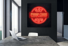 Load image into Gallery viewer, Power Cleans Neon Wall Canvas