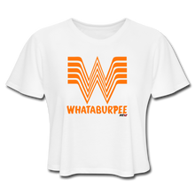 Load image into Gallery viewer, WHATABURPEE Women&#39;s Crop Top - white