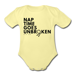 Nap Time Goes Unbroken - washed yellow