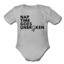 Load image into Gallery viewer, Nap Time Goes Unbroken - heather gray
